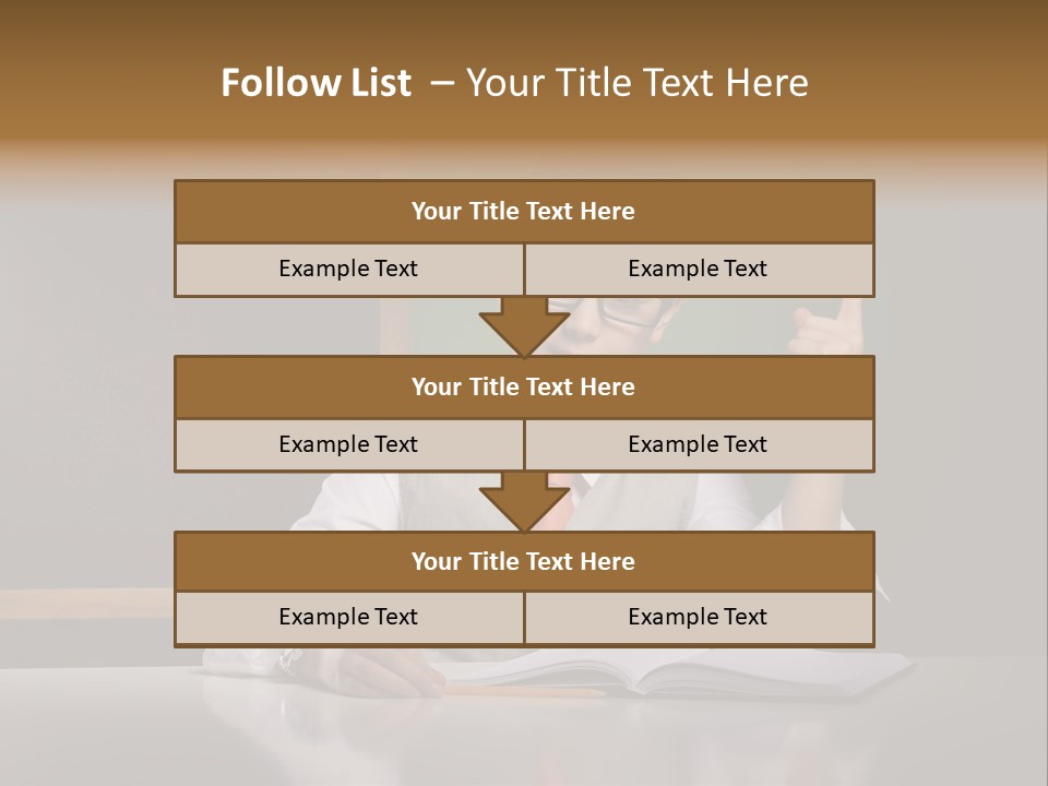 Children Fashion Curiosity Pencil PowerPoint Template