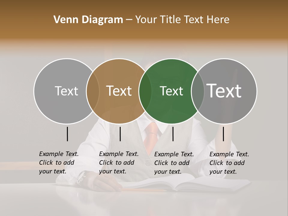 Children Fashion Curiosity Pencil PowerPoint Template