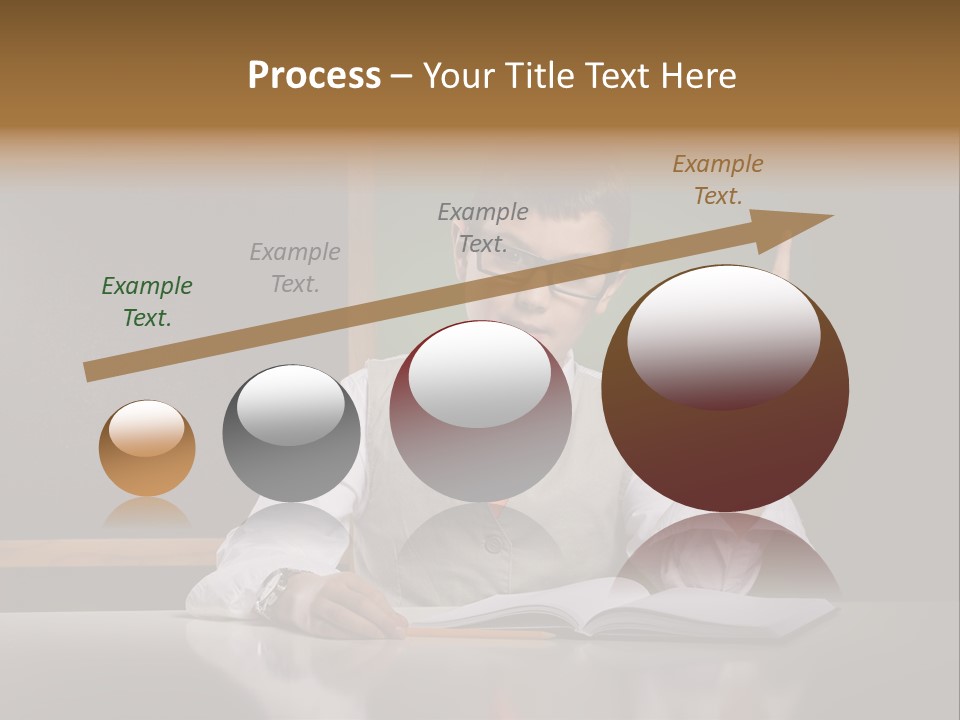 Children Fashion Curiosity Pencil PowerPoint Template