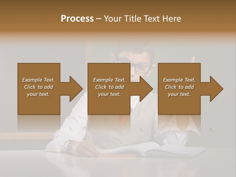 Children Fashion Curiosity Pencil PowerPoint Template