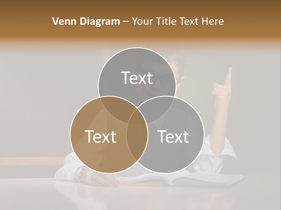 Children Fashion Curiosity Pencil PowerPoint Template