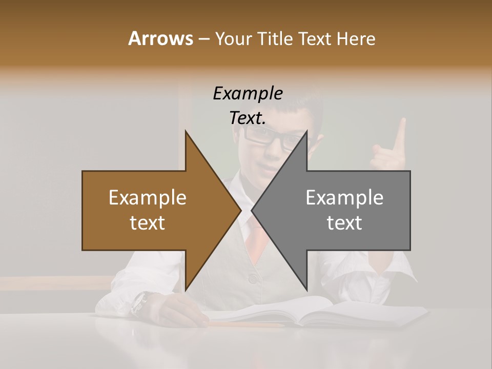 Children Fashion Curiosity Pencil PowerPoint Template