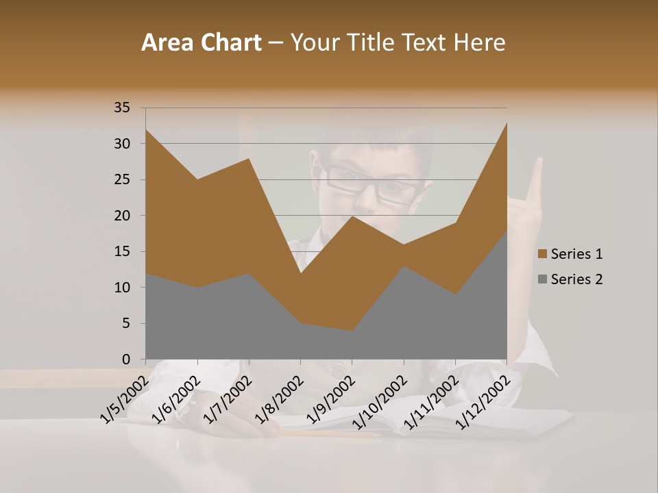 Children Fashion Curiosity Pencil PowerPoint Template