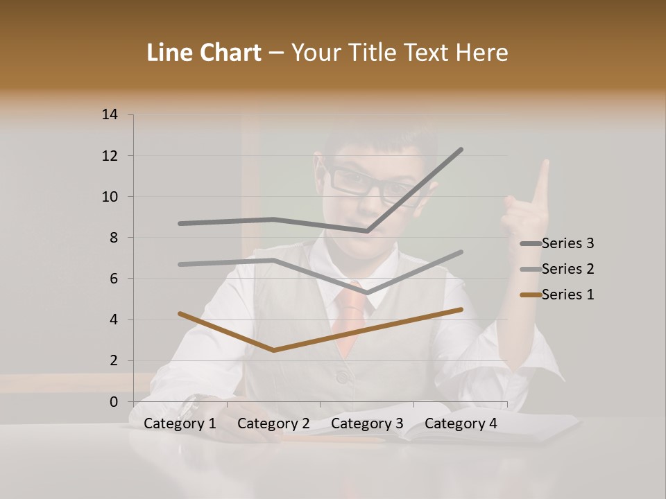 Children Fashion Curiosity Pencil PowerPoint Template