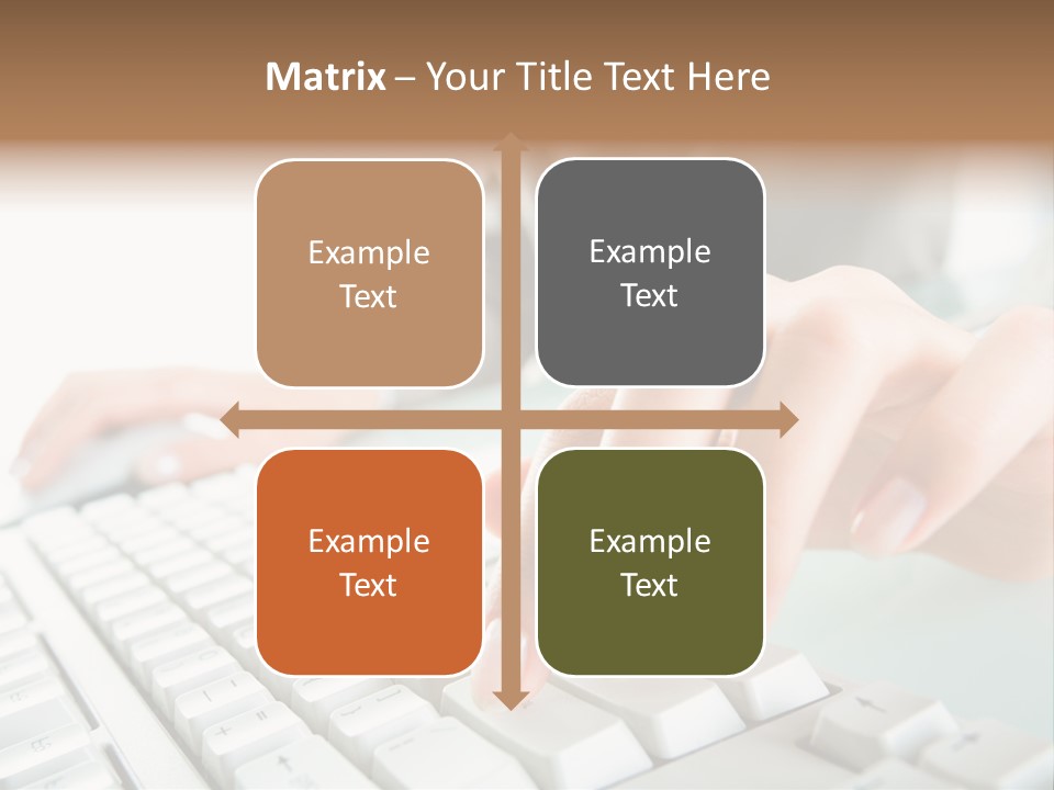 Closeup Board Button PowerPoint Template