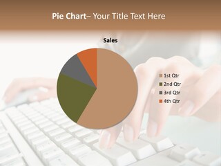 Closeup Board Button PowerPoint Template