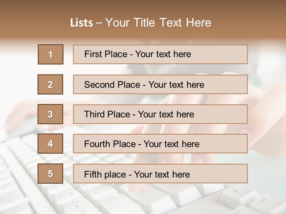 Closeup Board Button PowerPoint Template