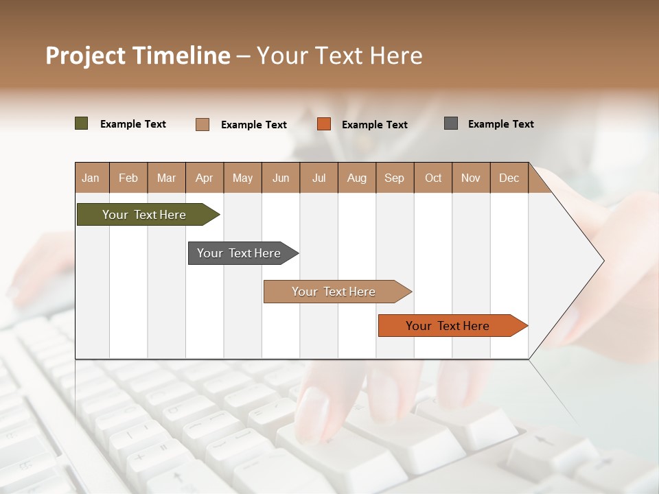 Closeup Board Button PowerPoint Template