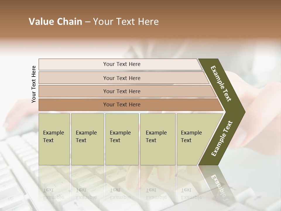 Closeup Board Button PowerPoint Template