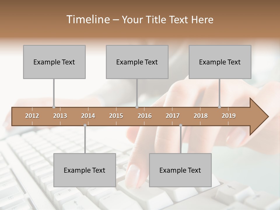 Closeup Board Button PowerPoint Template