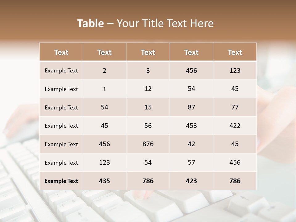 Closeup Board Button PowerPoint Template