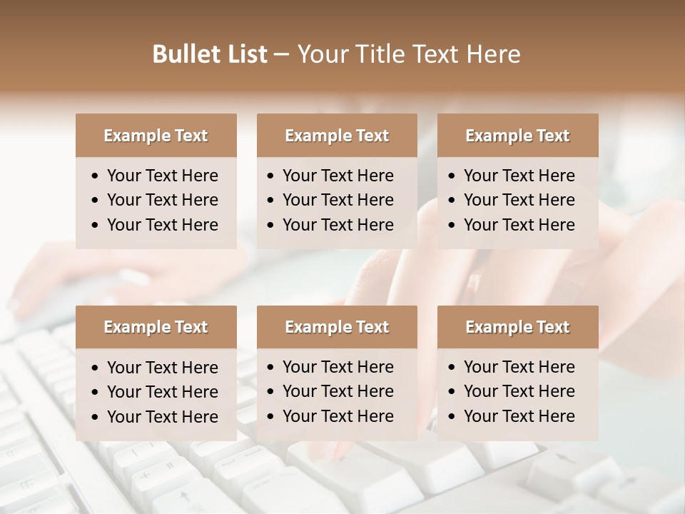 Closeup Board Button PowerPoint Template
