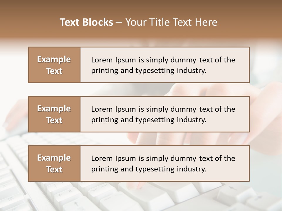 Closeup Board Button PowerPoint Template