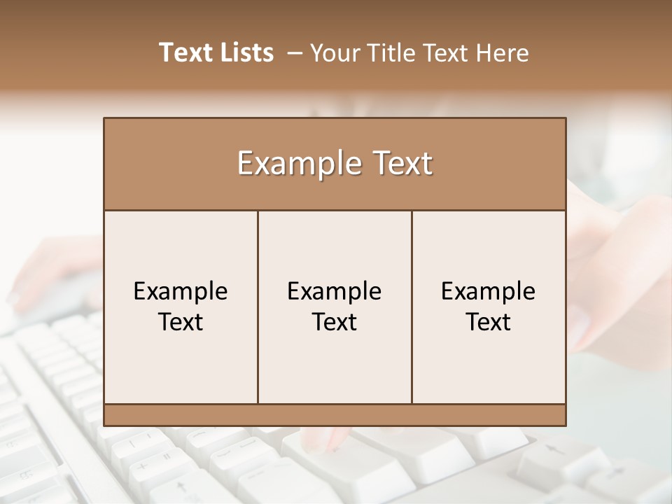 Closeup Board Button PowerPoint Template