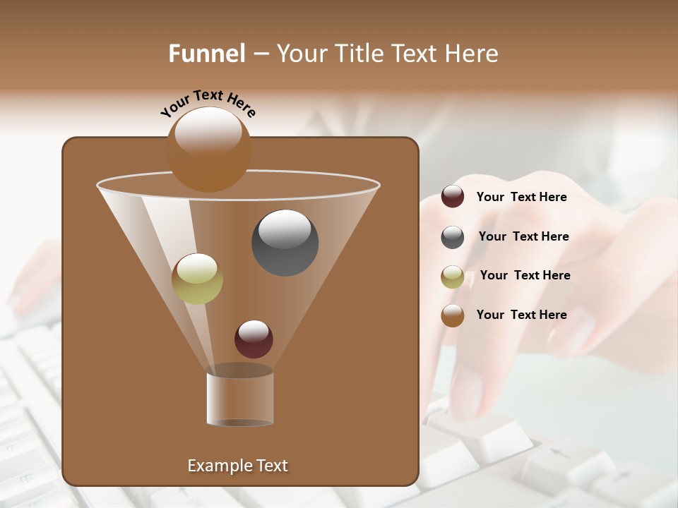Closeup Board Button PowerPoint Template