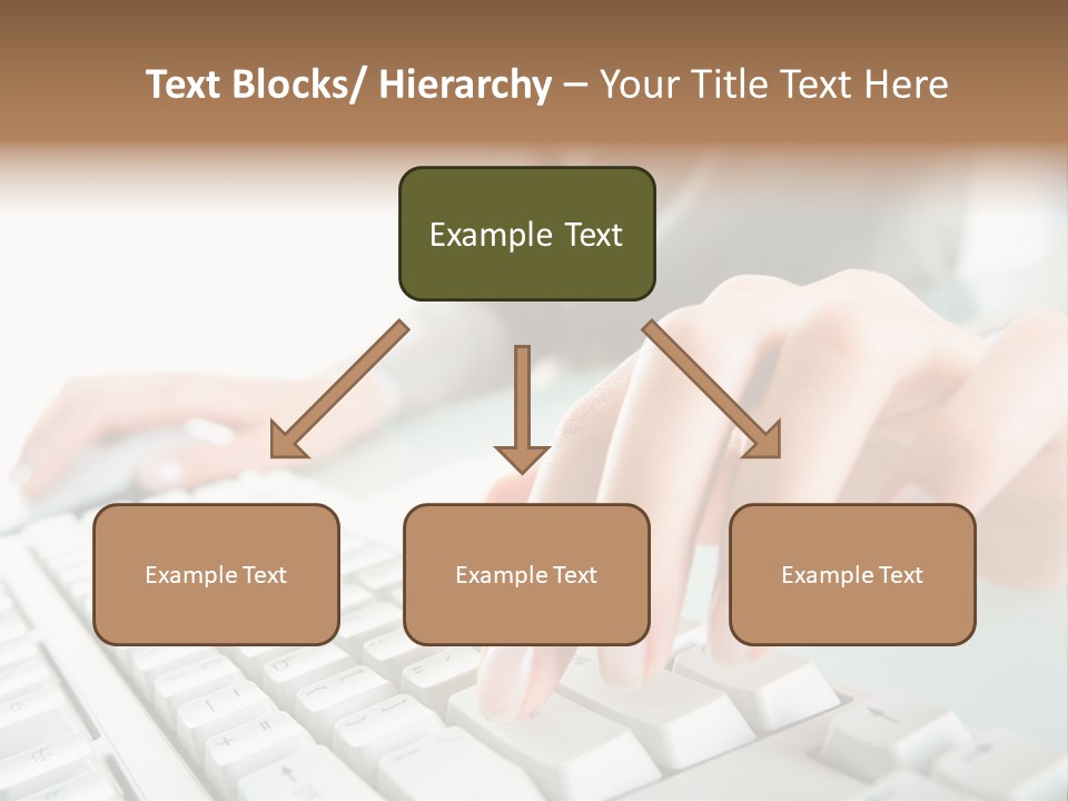 Closeup Board Button PowerPoint Template