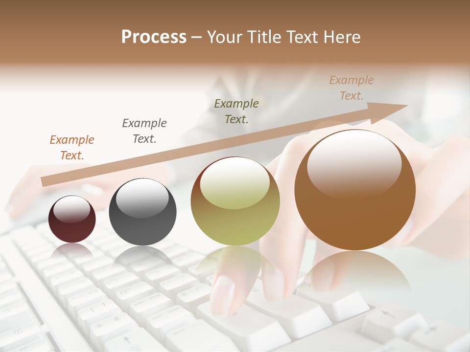 Closeup Board Button PowerPoint Template