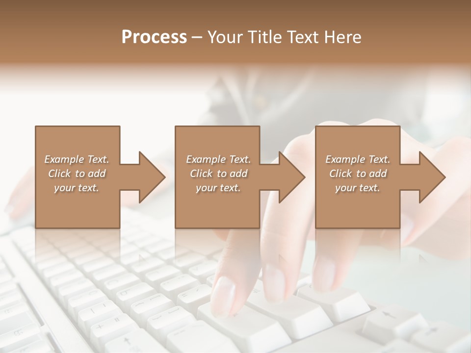 Closeup Board Button PowerPoint Template