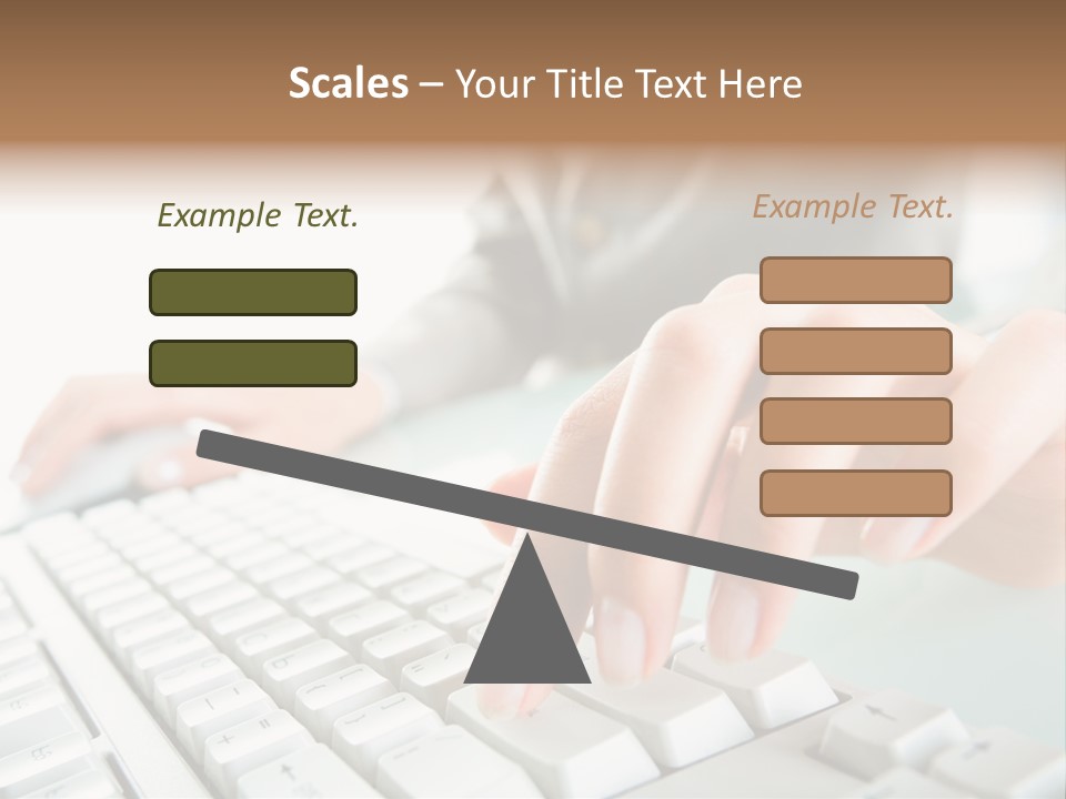 Closeup Board Button PowerPoint Template