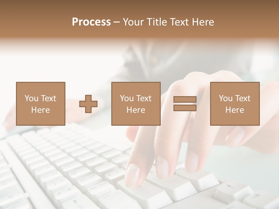 Closeup Board Button PowerPoint Template