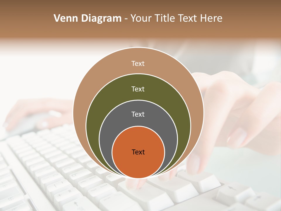 Closeup Board Button PowerPoint Template