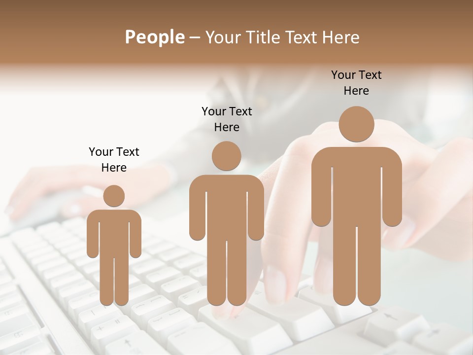 Closeup Board Button PowerPoint Template