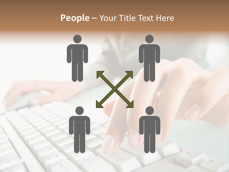 Closeup Board Button PowerPoint Template