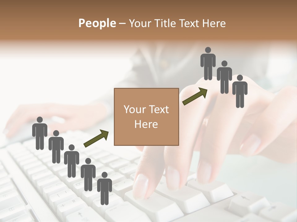 Closeup Board Button PowerPoint Template