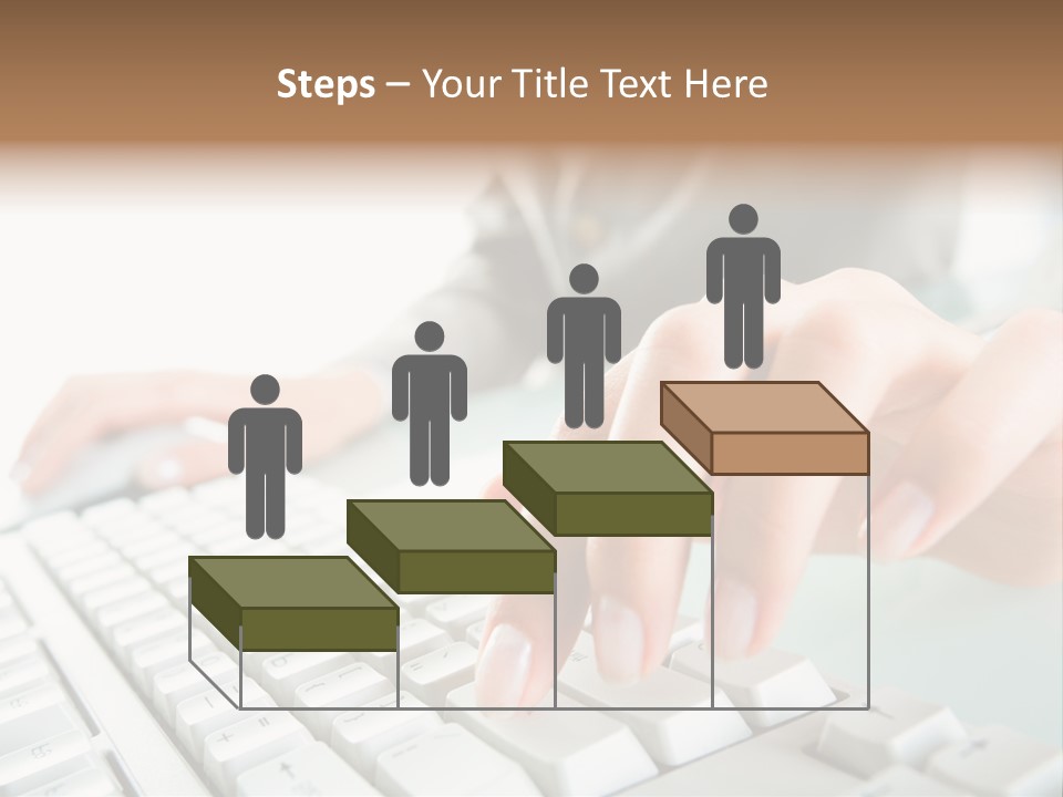Closeup Board Button PowerPoint Template