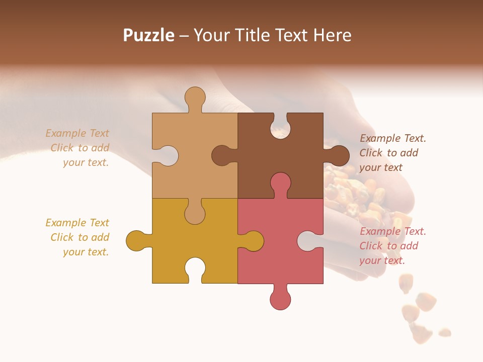 Grow Beauty Seeds PowerPoint Template