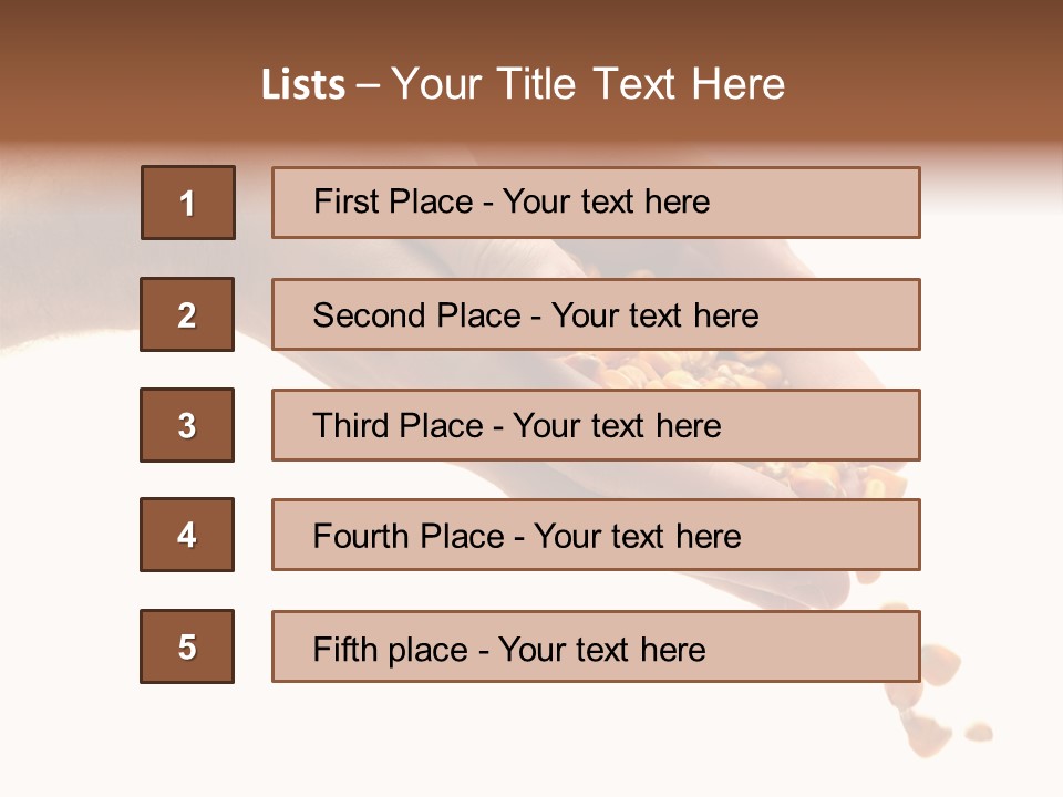 Grow Beauty Seeds PowerPoint Template