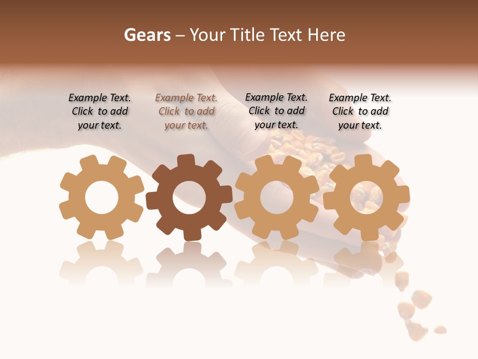 Grow Beauty Seeds PowerPoint Template