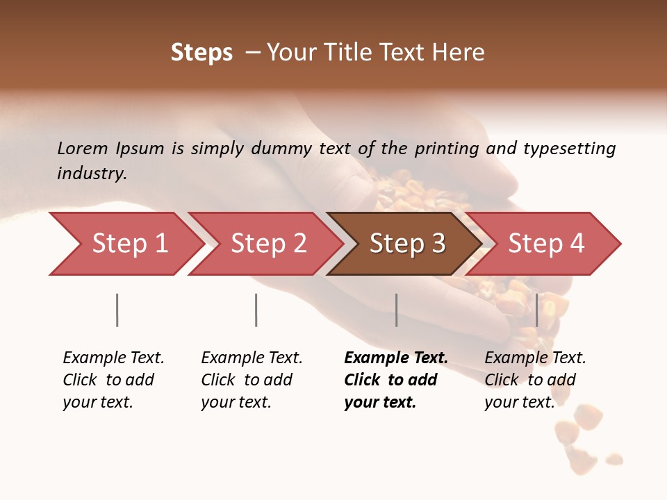 Grow Beauty Seeds PowerPoint Template