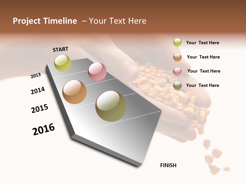 Grow Beauty Seeds PowerPoint Template