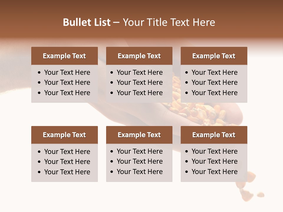 Grow Beauty Seeds PowerPoint Template