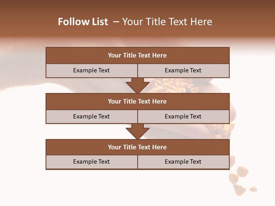 Grow Beauty Seeds PowerPoint Template