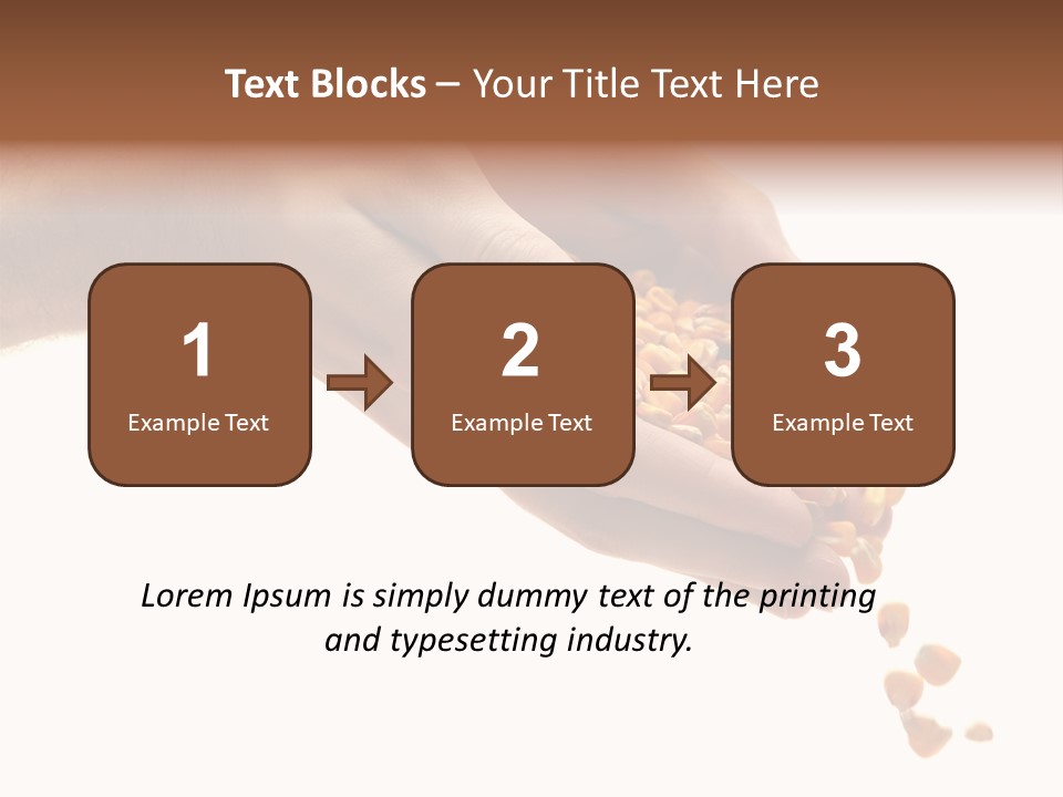 Grow Beauty Seeds PowerPoint Template