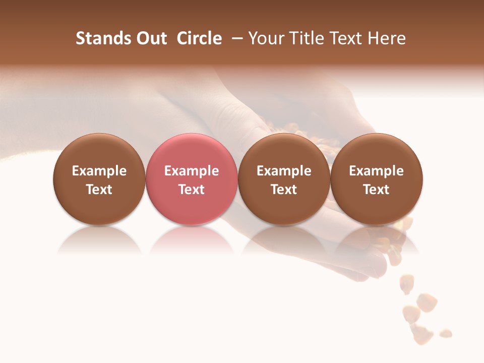 Grow Beauty Seeds PowerPoint Template