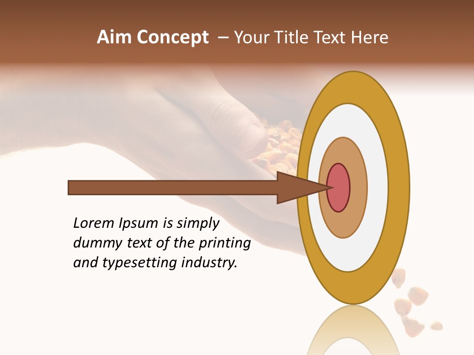 Grow Beauty Seeds PowerPoint Template