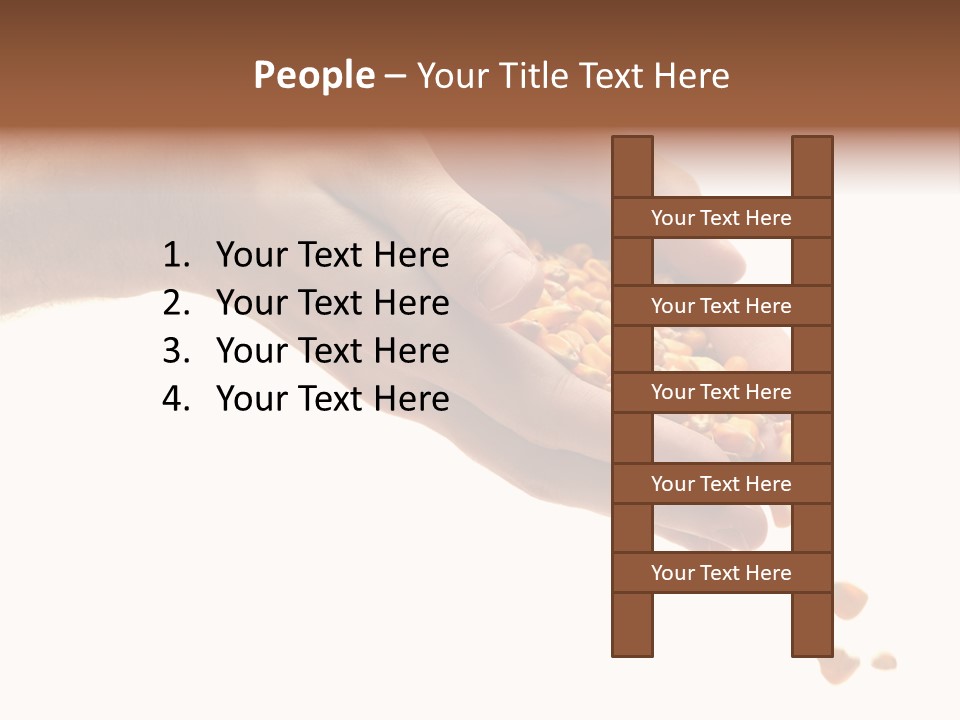 Grow Beauty Seeds PowerPoint Template