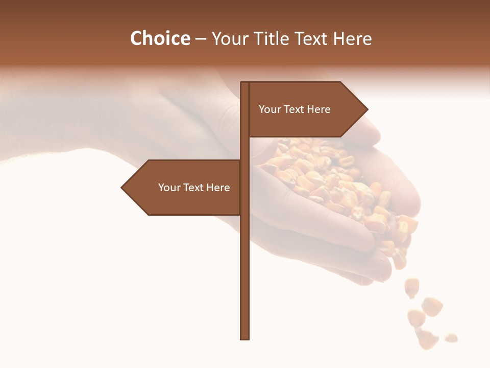 Grow Beauty Seeds PowerPoint Template