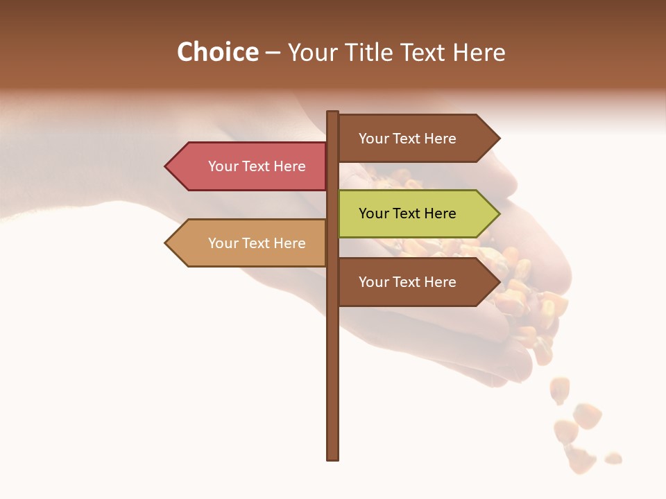 Grow Beauty Seeds PowerPoint Template