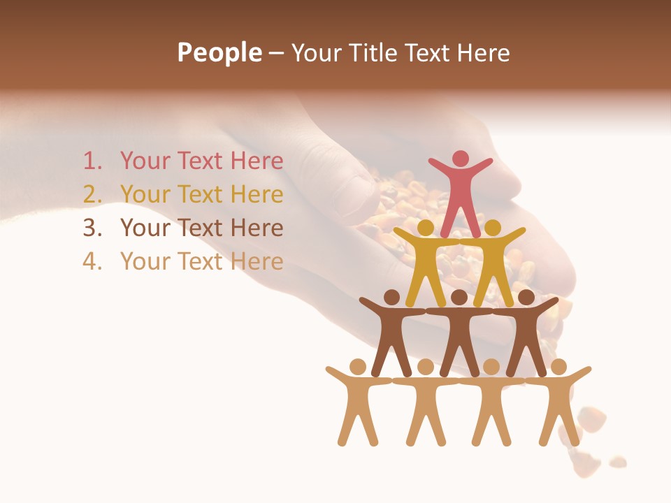 Grow Beauty Seeds PowerPoint Template