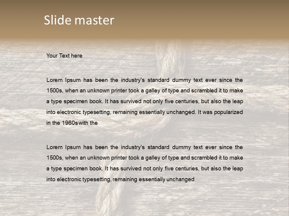 Simple Twisted Variety PowerPoint Template