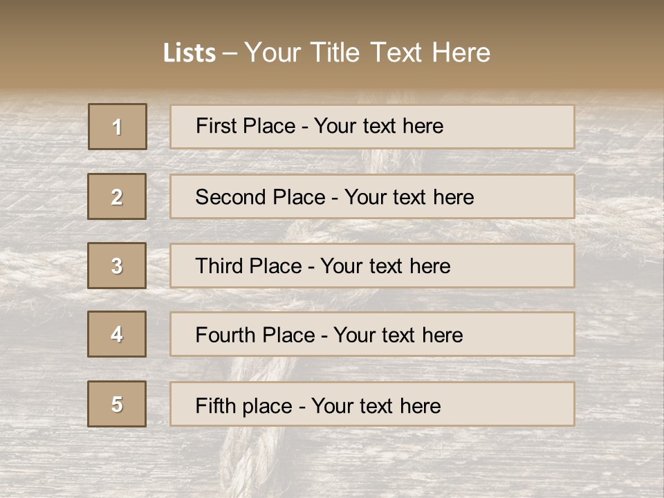 Simple Twisted Variety PowerPoint Template