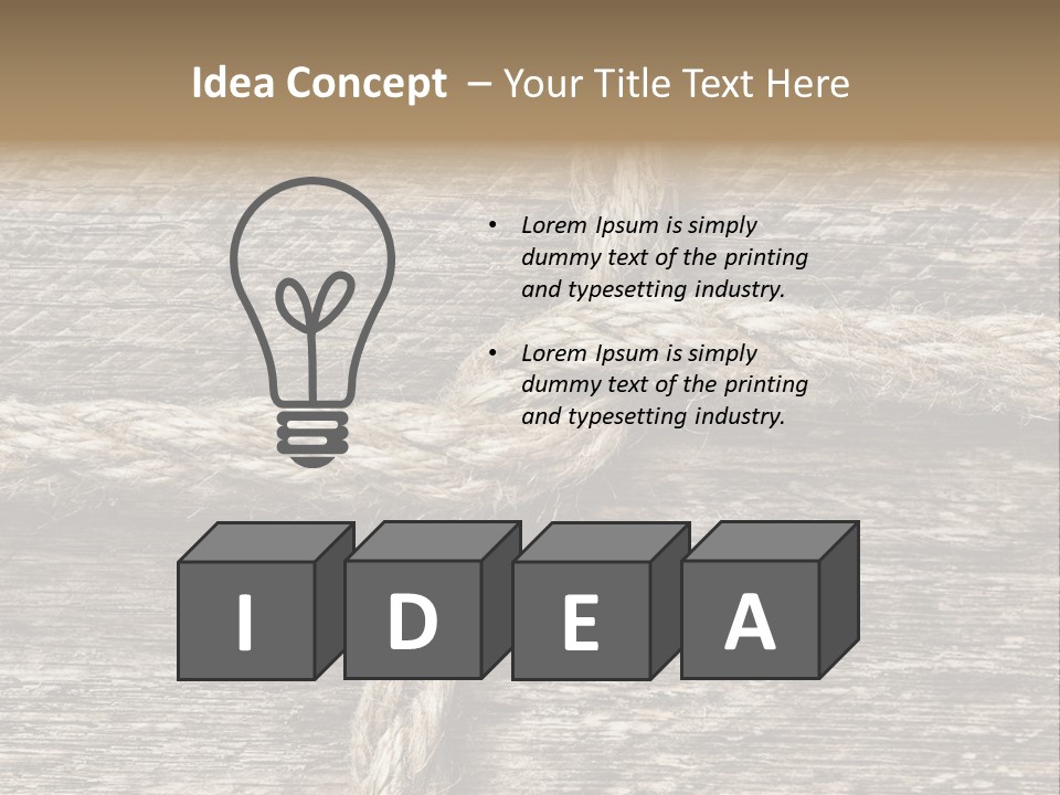 Simple Twisted Variety PowerPoint Template