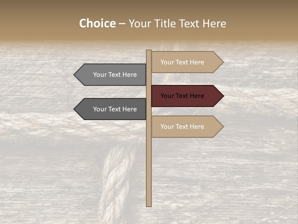 Simple Twisted Variety PowerPoint Template