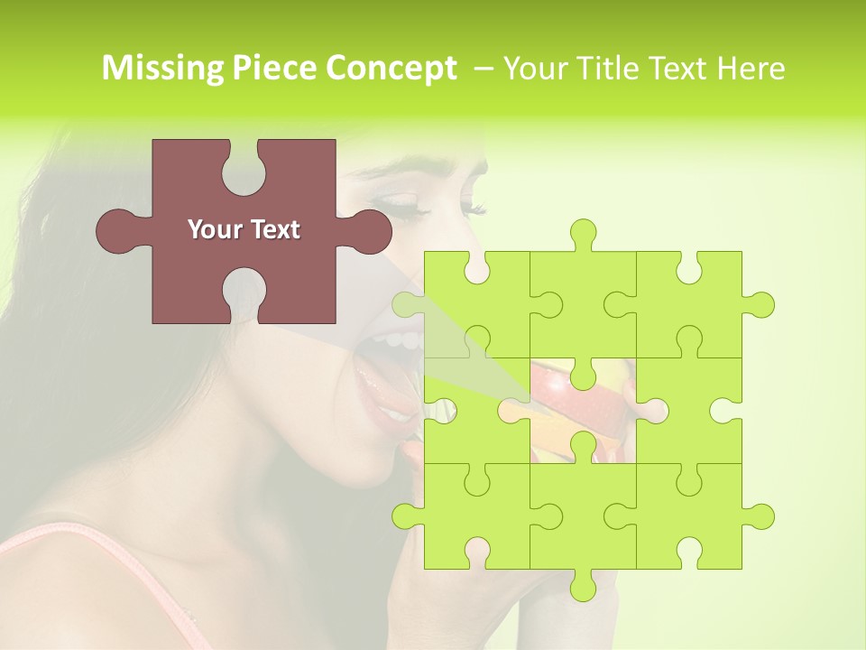 Smile Happiness Food PowerPoint Template