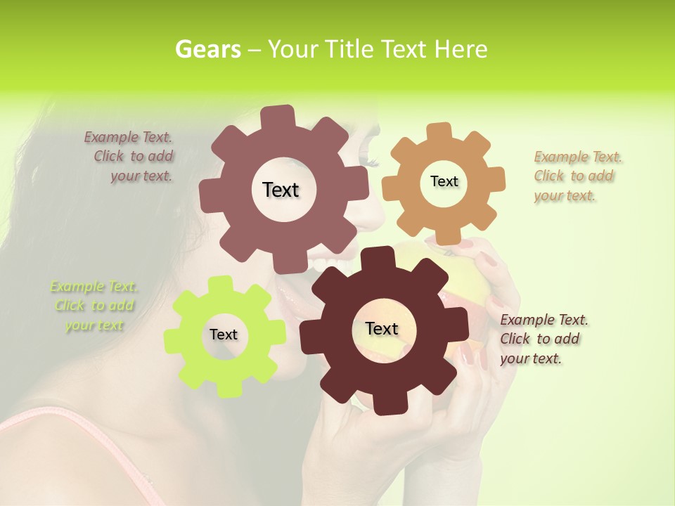 Smile Happiness Food PowerPoint Template