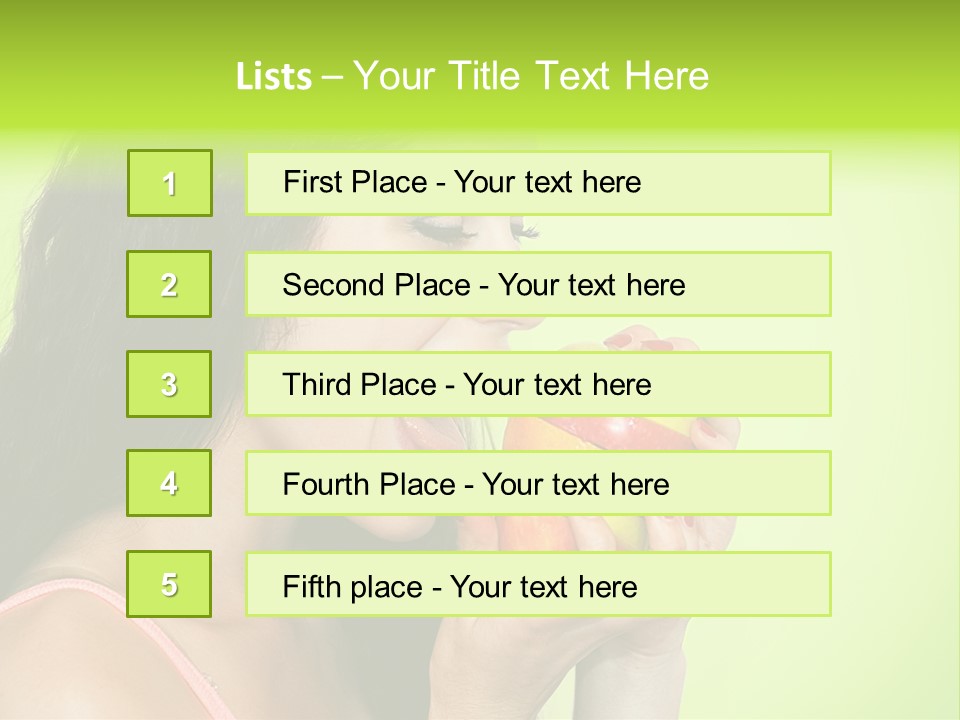 Smile Happiness Food PowerPoint Template